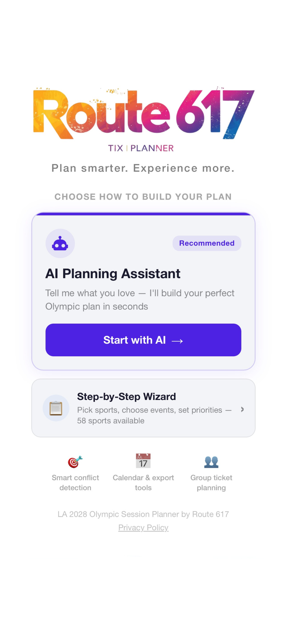 Route 617 App Mockup